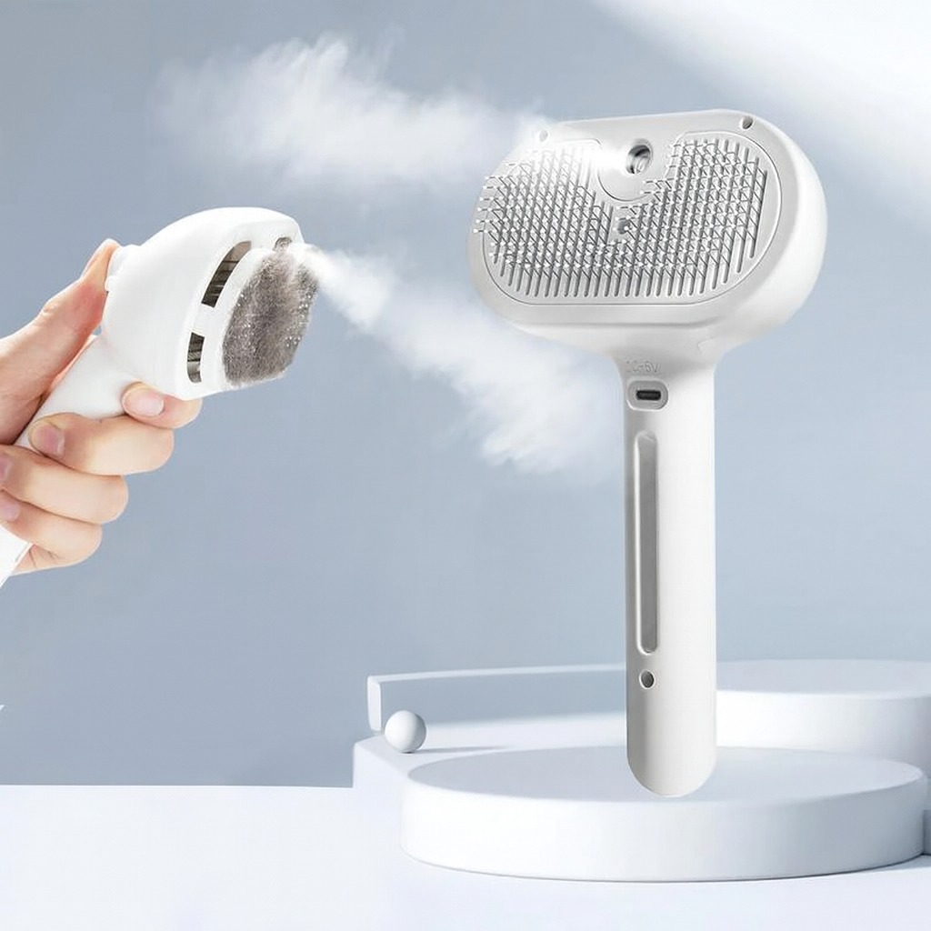 Pet Comb and Steam Massage Brush